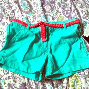 Turquoise Nautica Shorts (Girls)